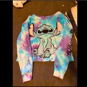 Hot topic Stitch Crop Sweatshirt
